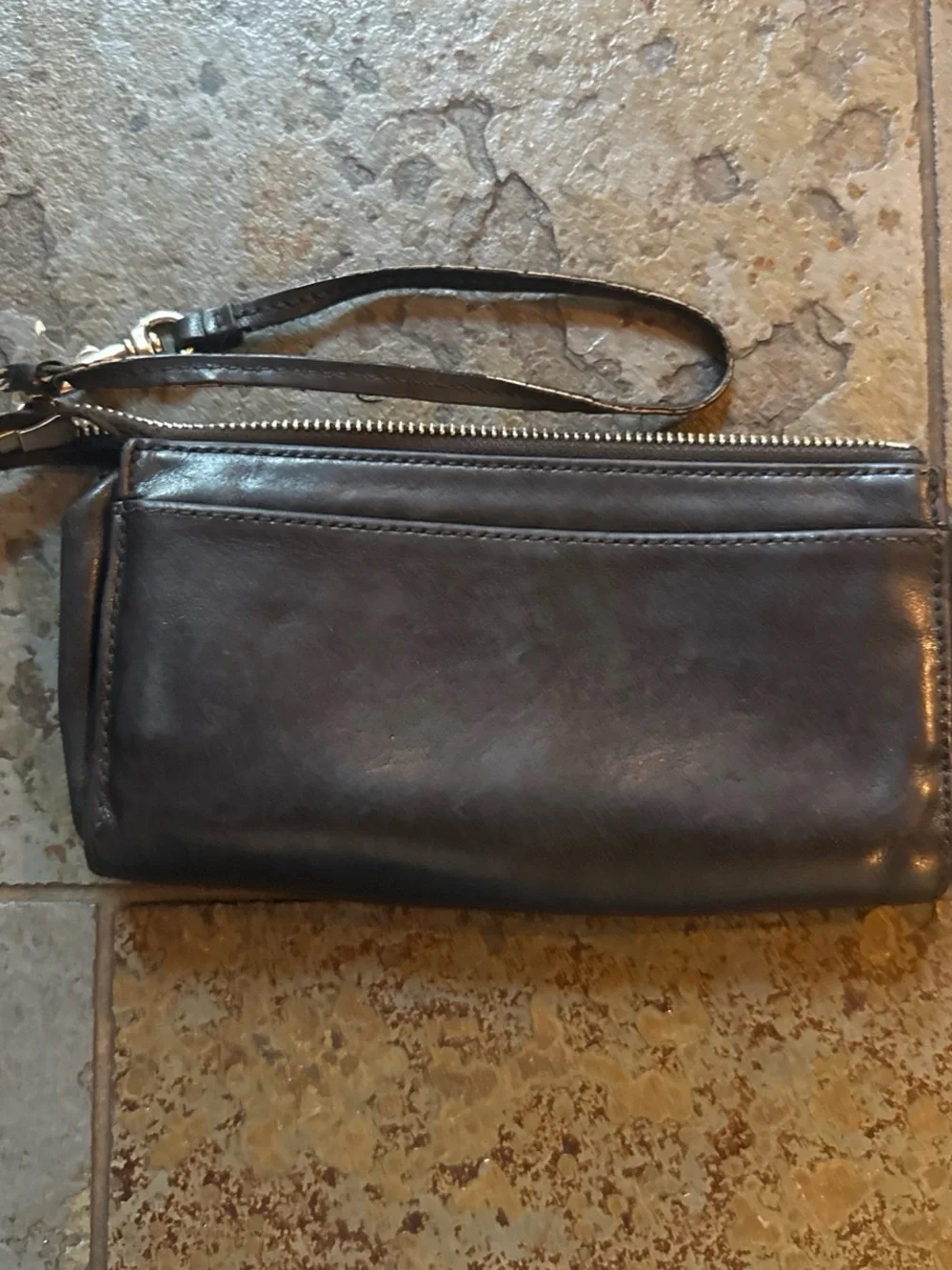 Vintage Black coach wrislet